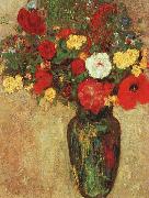 Odilon Redon Vase with Flowers oil